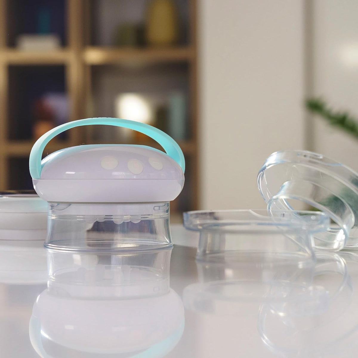 Homedics Skin Smoothee Elektrisches Vakuum-Schröpfgerät - Anti-Cellulite-Massagegerät Um Die Haut Zu Straffen, Mit 3 Austauschbaren Schröpfgläsern, Infrarotwärme Und Beruhigender Kälteoption