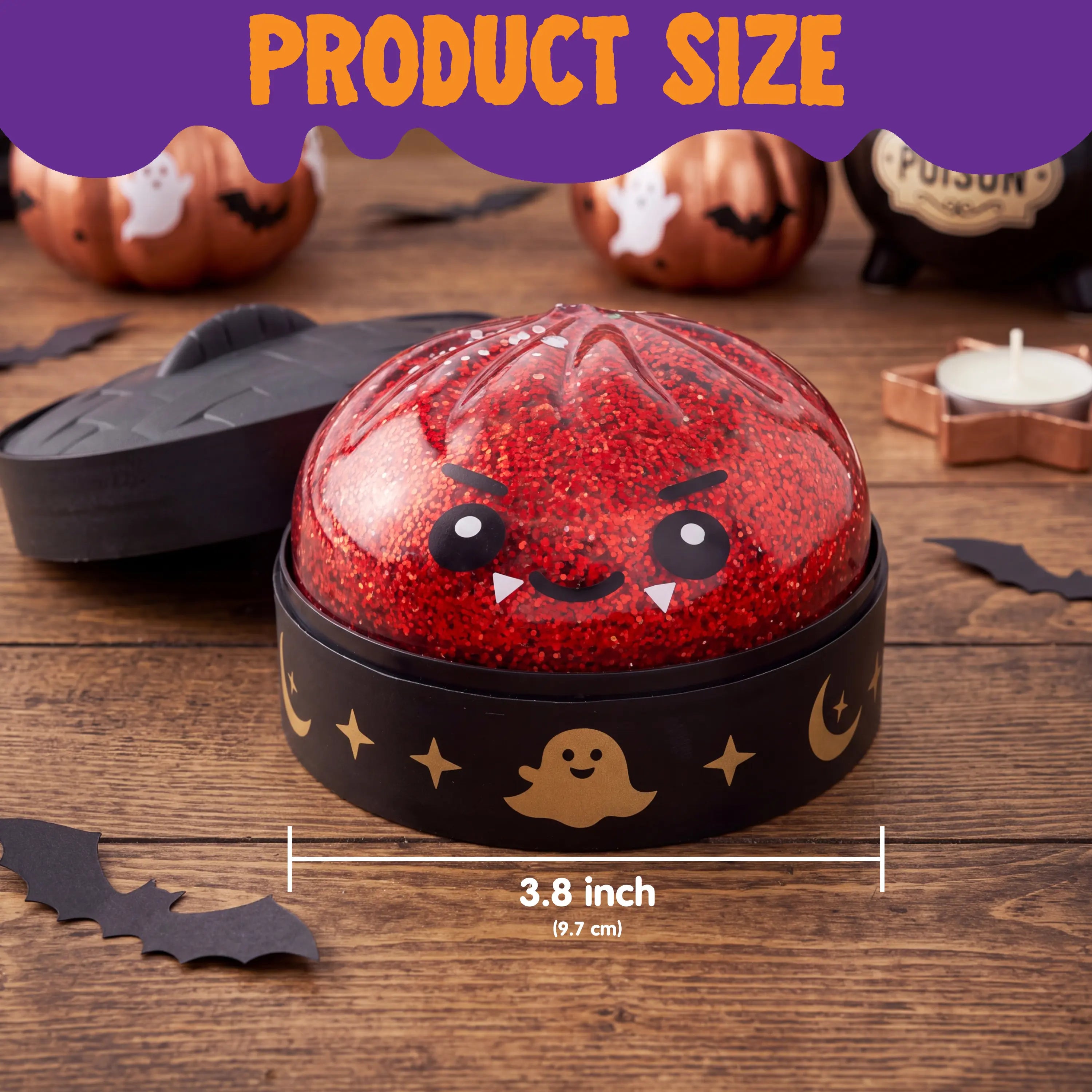 Halloween Dumpling Stress Relief Toys, 1Pcs/3Pcs/6Pcs/12Pcs with Steamer Storage Boxes,Slow‑Rebound Maltose Squishy Toys, Ideal for Halloween Party Gifts, Featuring Grimace Pumpkin and Little Devil Designs，12Pcs Mini Dumpling(5Cm）